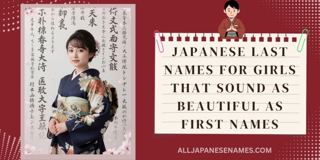 Japanese Last Names For Girls That Sound As Beautiful As First Names