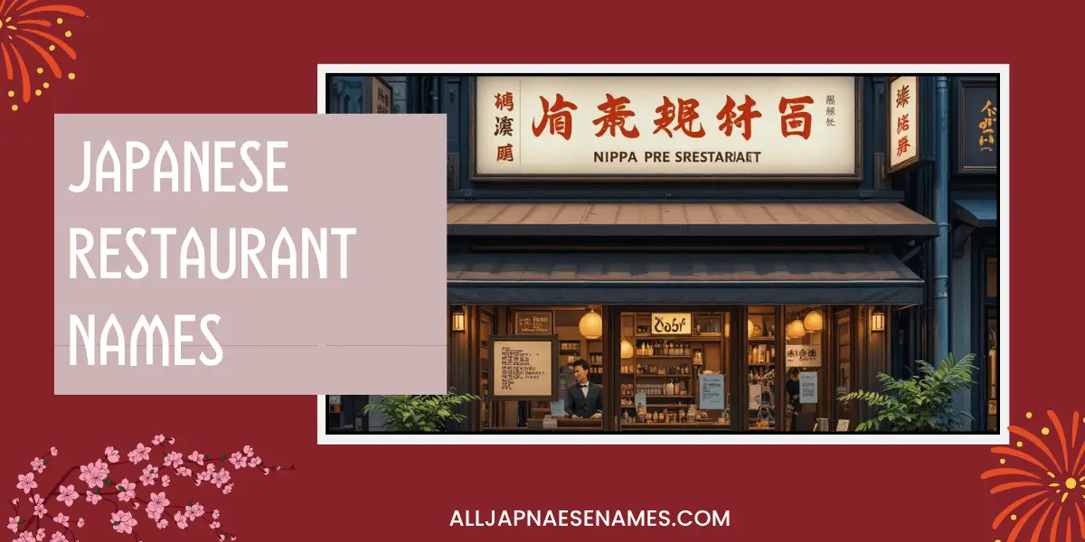 Japanese Restaurant Names