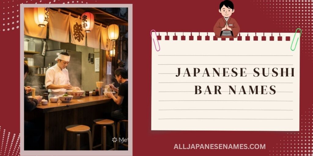 Japanese Sushi Bar Names