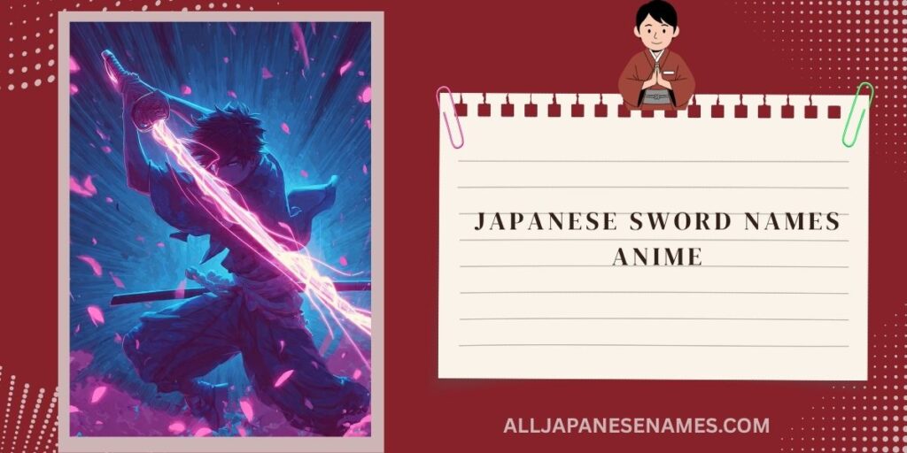 Japanese Sword Names Anime