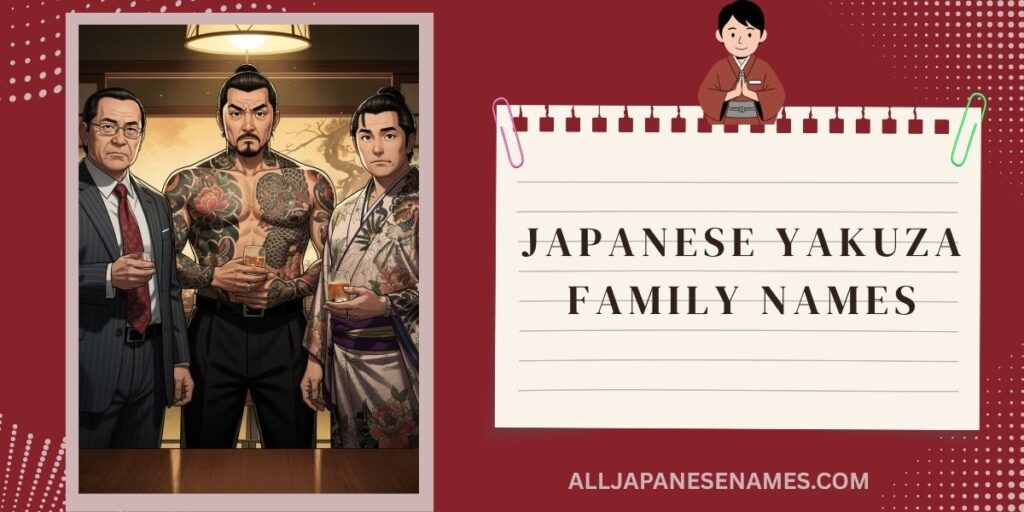 Japanese Yakuza Family Names