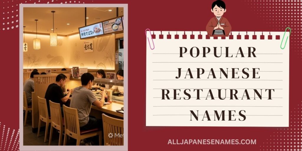 Popular Japanese Restaurant Names