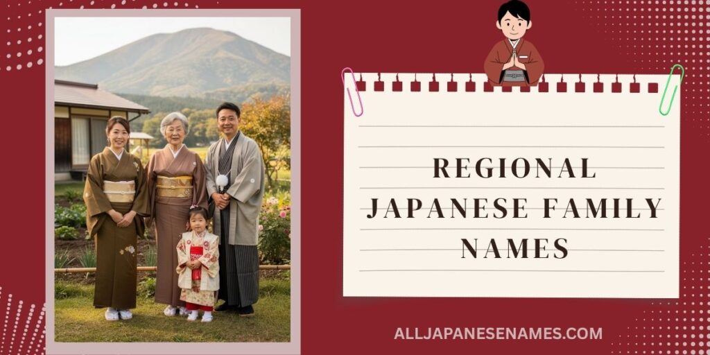 Regional Japanese Family Names