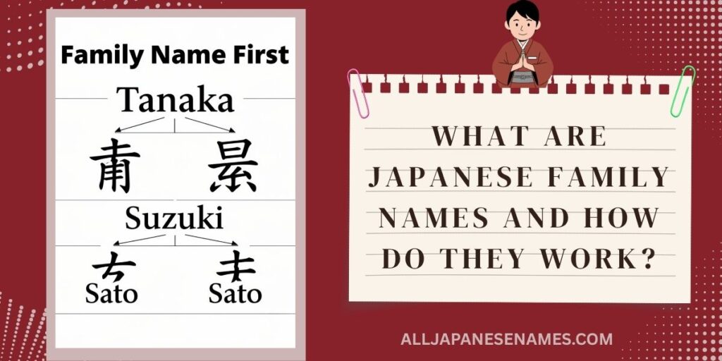 What Are Japanese Family Names and How Do They Work