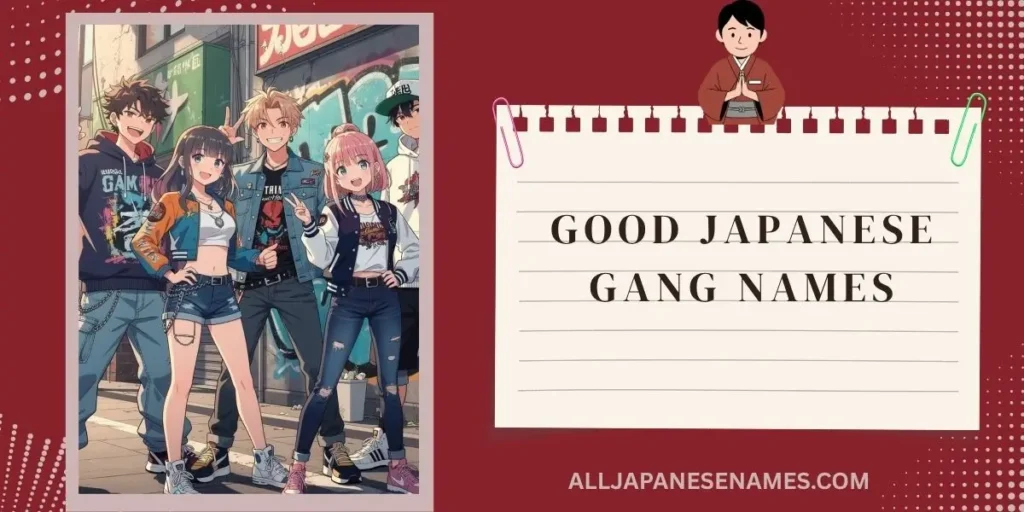 Good Japanese Gang Names