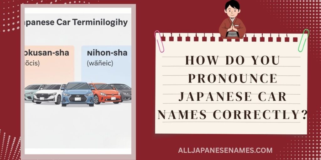 How Do You Pronounce Japanese Car Names Correctly