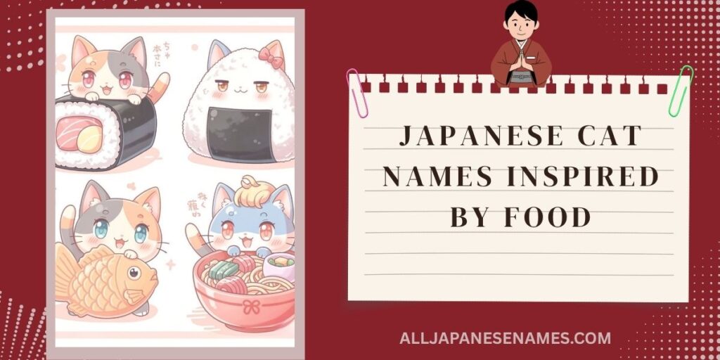 Japanese Cat Names Inspired by Food