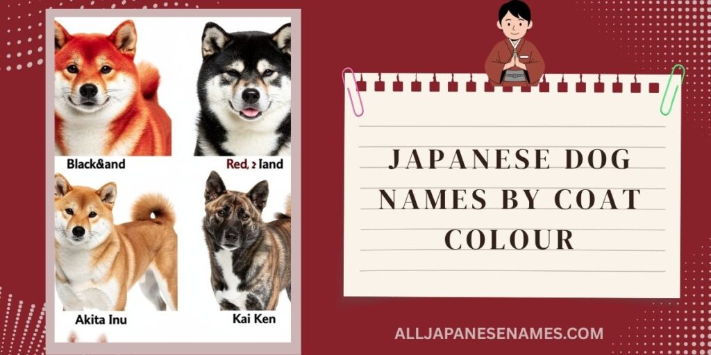 Japanese Dog Names by Coat Colour