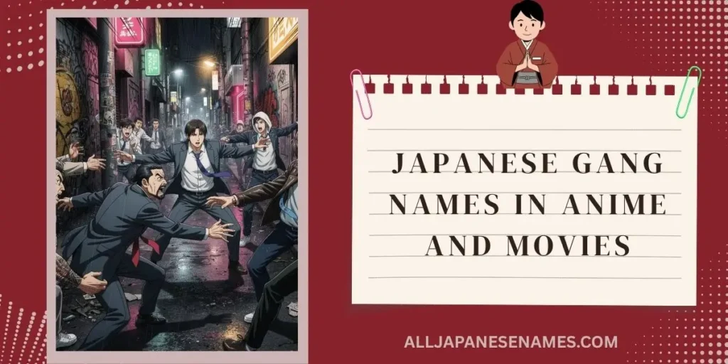 Japanese Gang Names in Anime and Movies