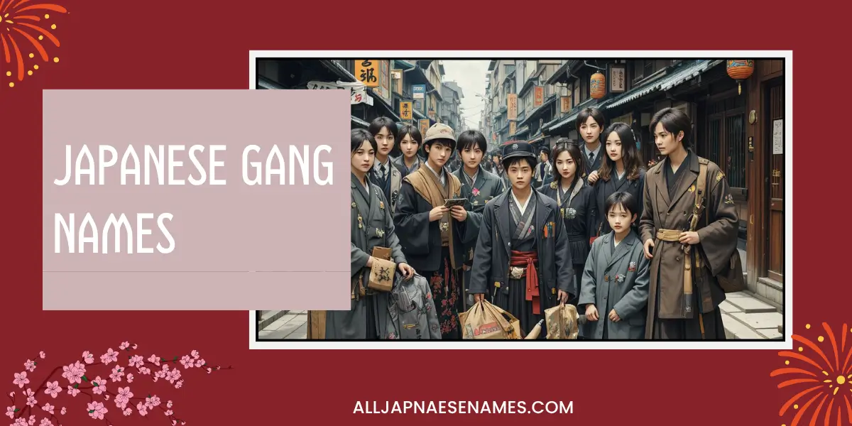 Japanese Gang Names