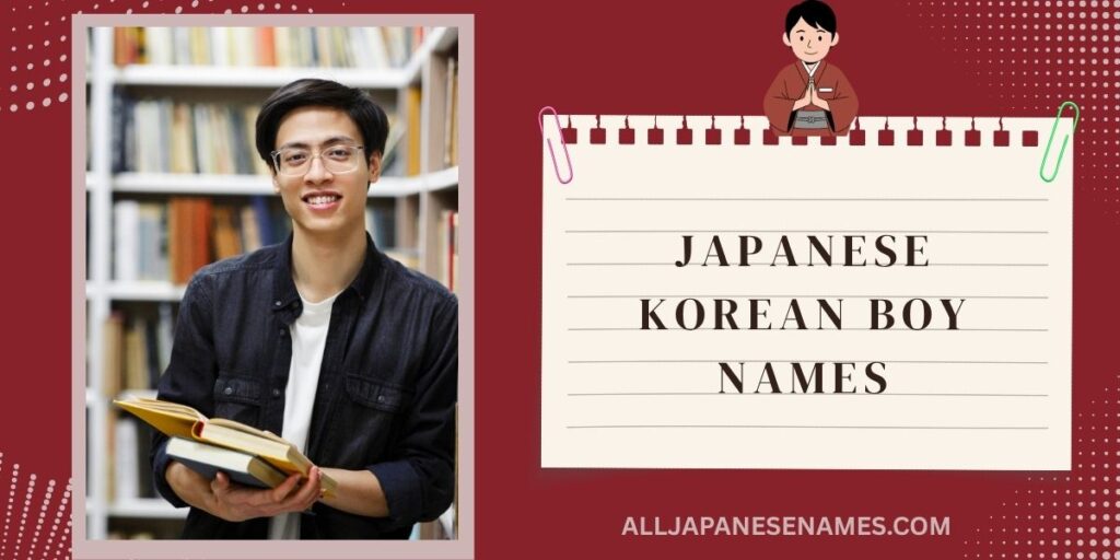 Japanese Korean Boy Names