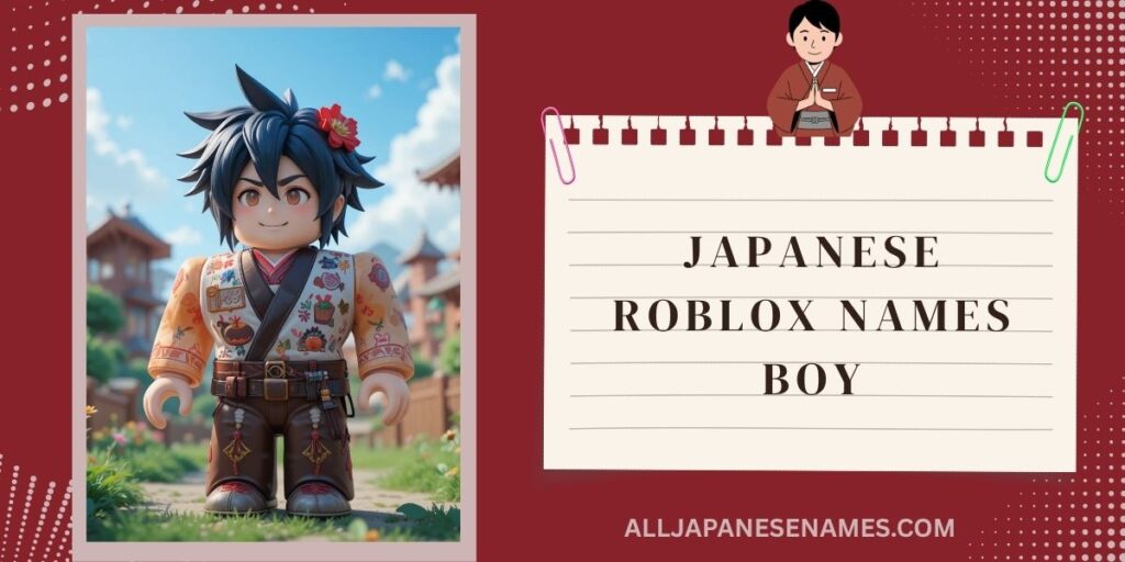 Japanese Roblox Names Boy