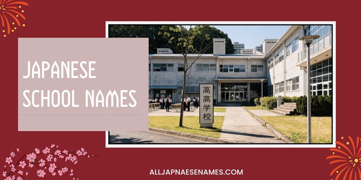 Japanese School Names