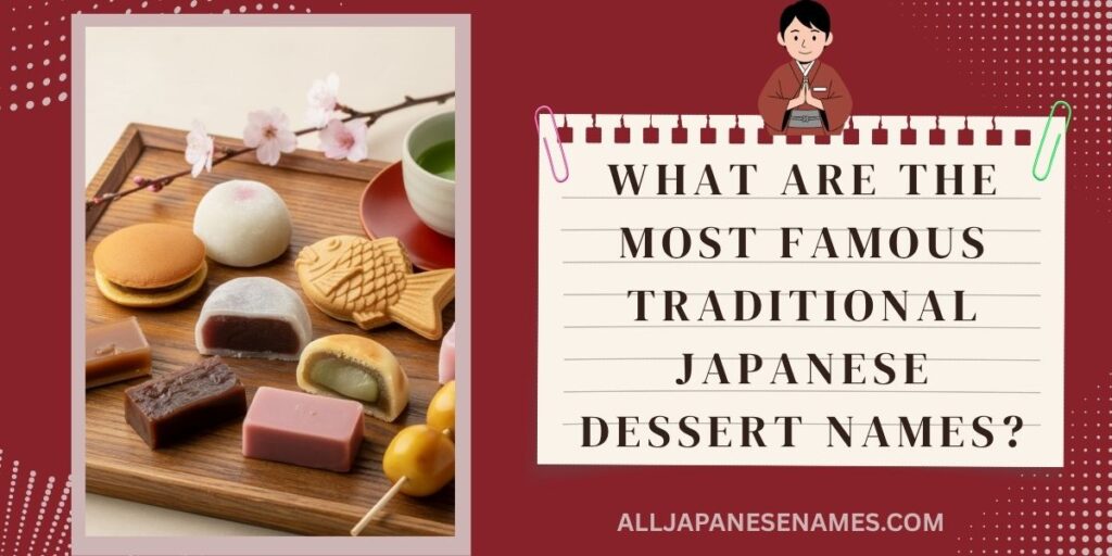 What Are the Most Famous Traditional Japanese Dessert Names 