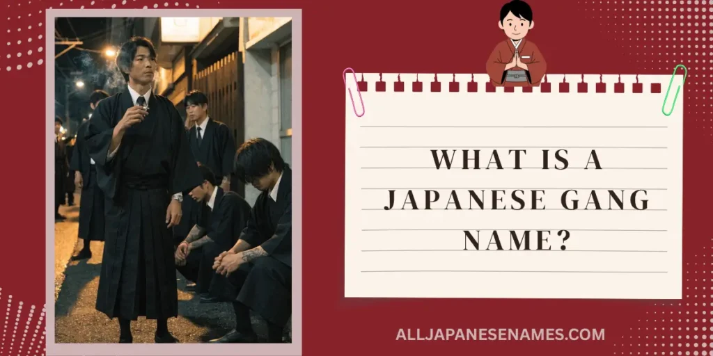 What Is a Japanese Gang Name