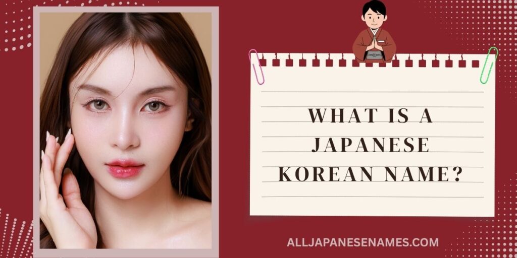 What Is a Japanese Korean Name