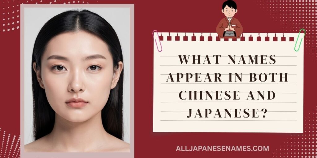 What Names Appear in Both Chinese and Japanese